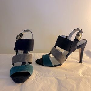 Multi-colored Suede Sandals